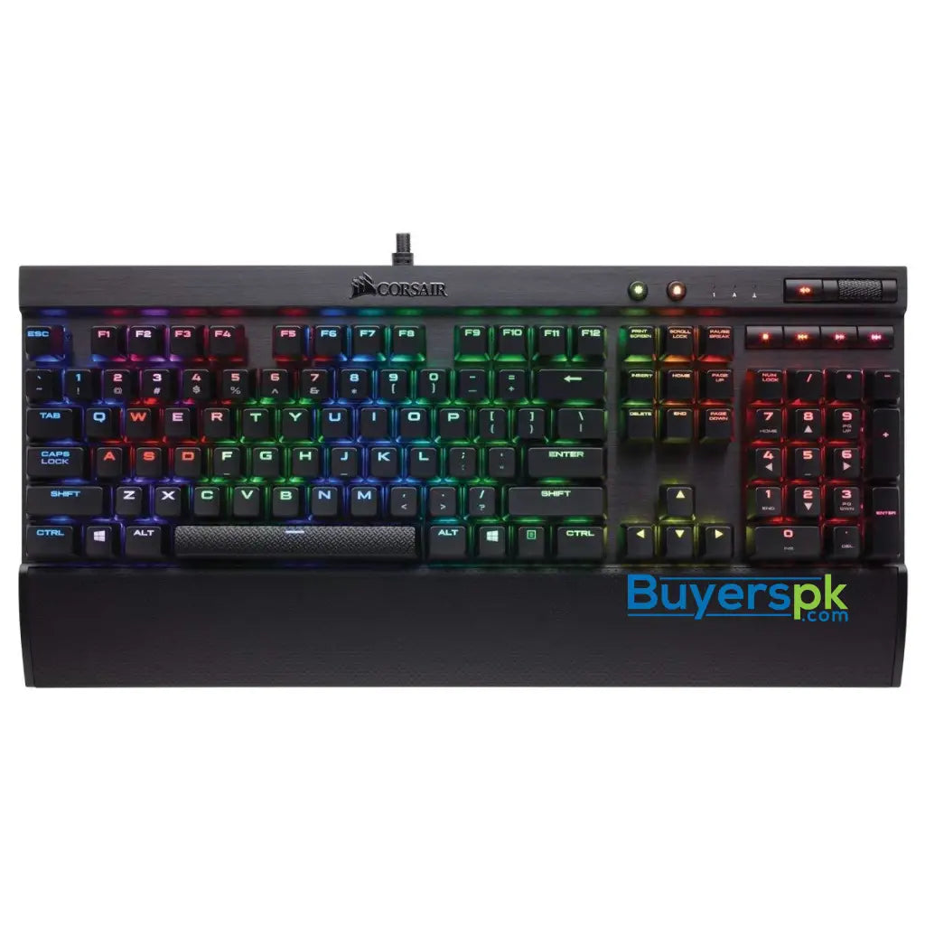 CORSAIR K70 RGB RAPIDFIRE Mechanical Gaming Keyboard - USB Passthrough & Media Controls - Fastest & Linear - Cherry MX Speed - RGB LED CORSAIR K70 RGB RAPIDFIRE Mechanical Gaming Keyboard - USB Passthrough & Media Controls - Fastest & Linear - Cherry MX Speed - RGB LED